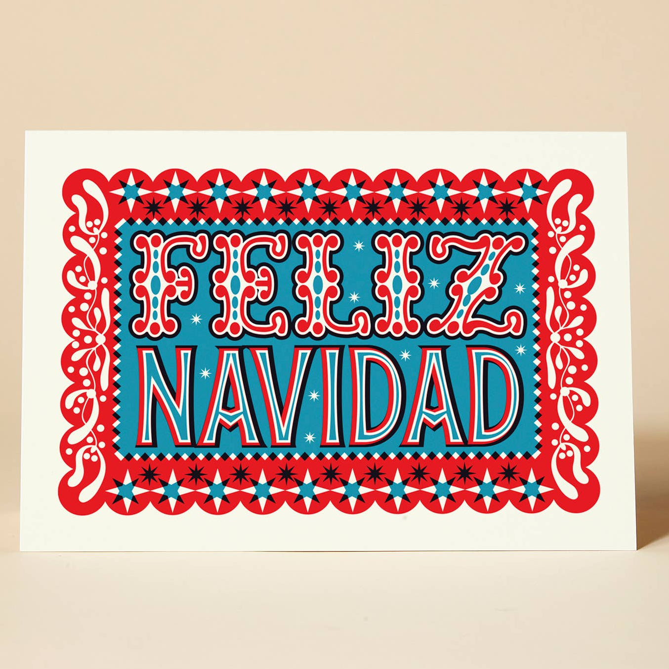 Pack of 10  Cards – Feliz Navidad / Season’s Greetings