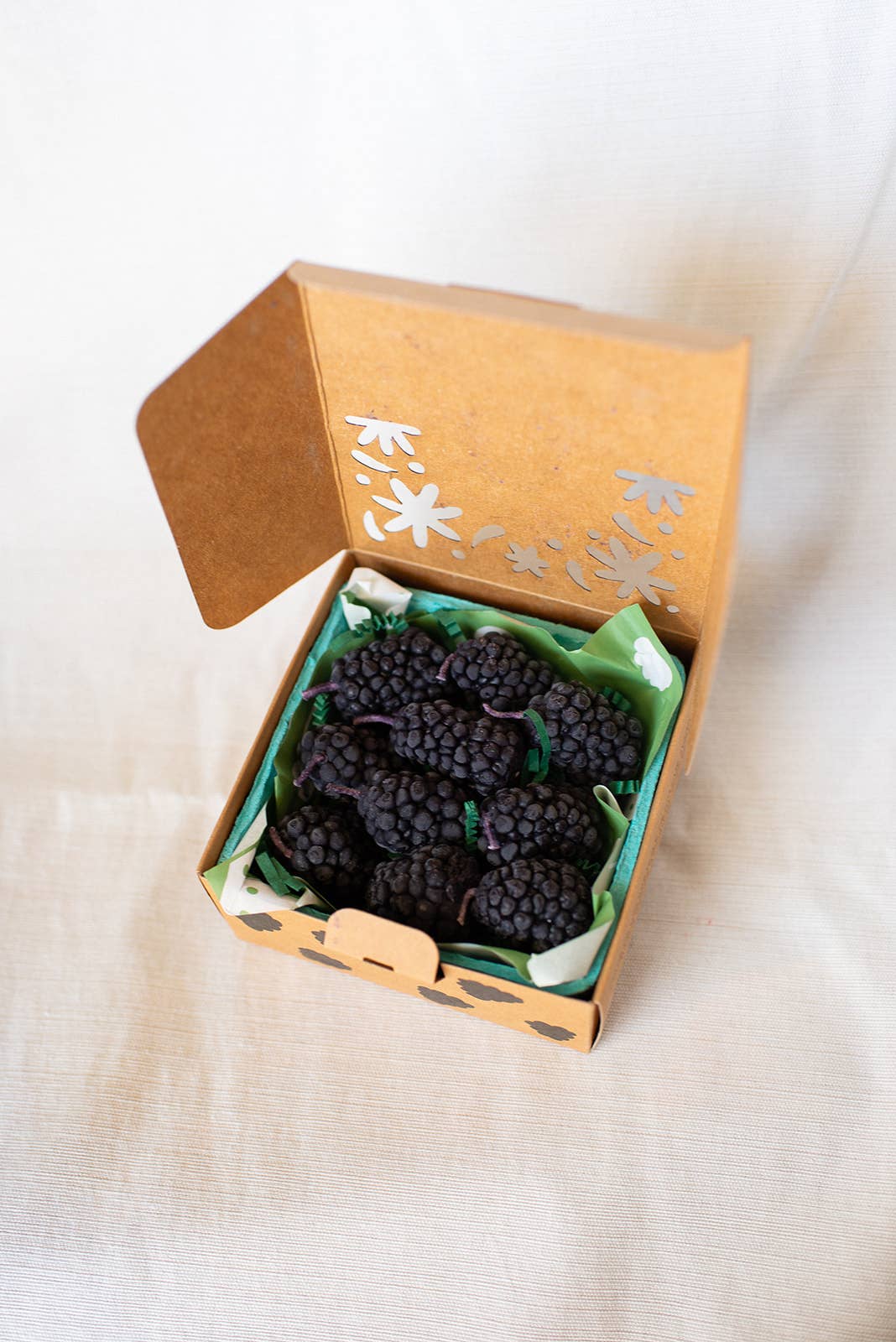 Blackberry Beeswax Birthday Candles - 10