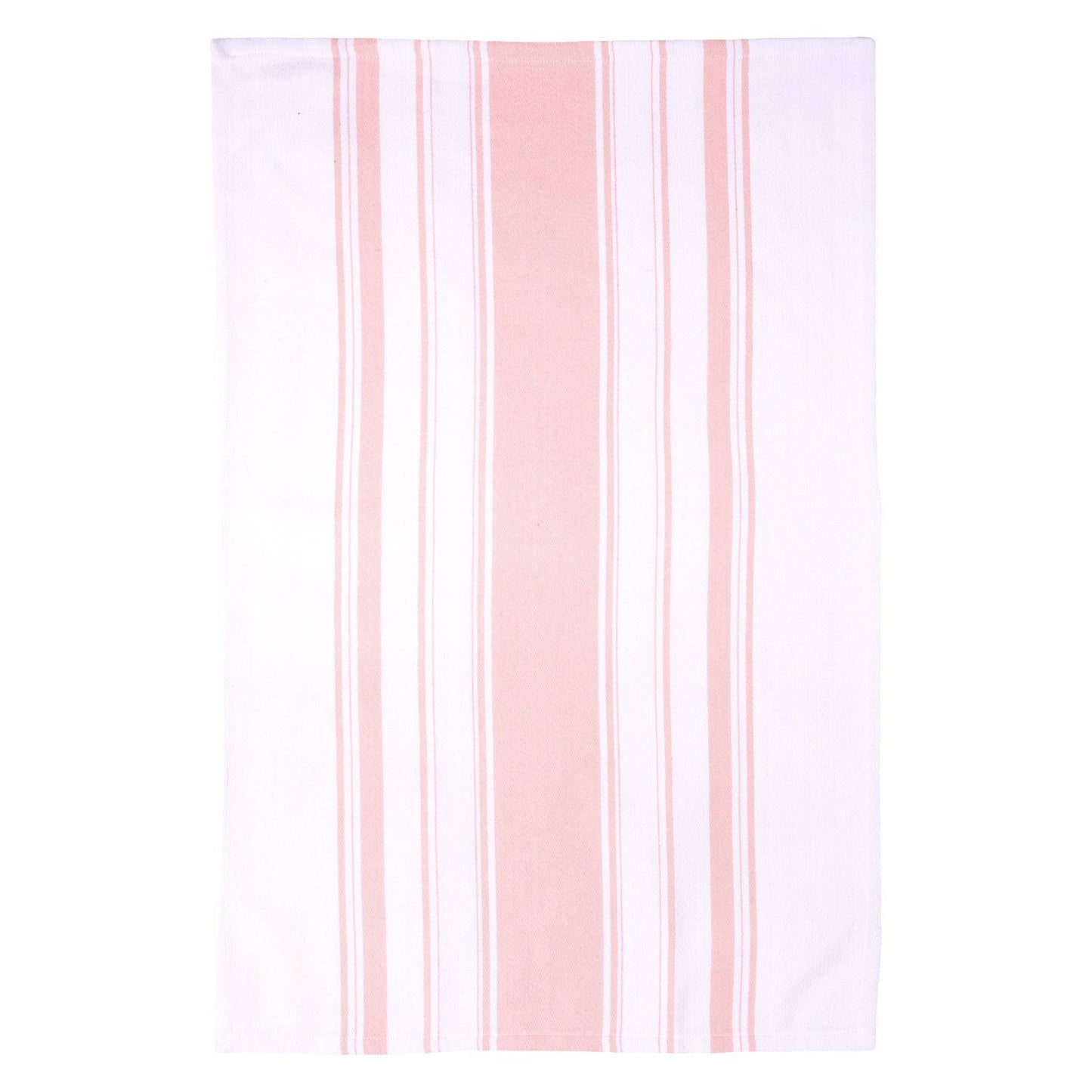 Colour Striped Tea Towel - Pink