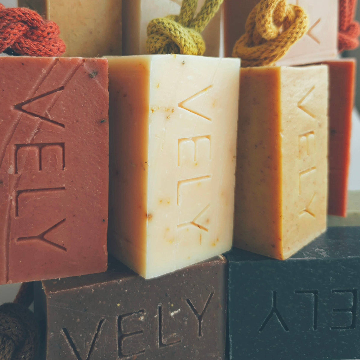 Handmade Soap On A Rope "Italian Summer"