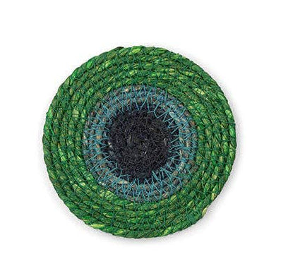 Seagrass Coaster - Beryl Green / Midnight Blue / Tropic Turquoise: 4