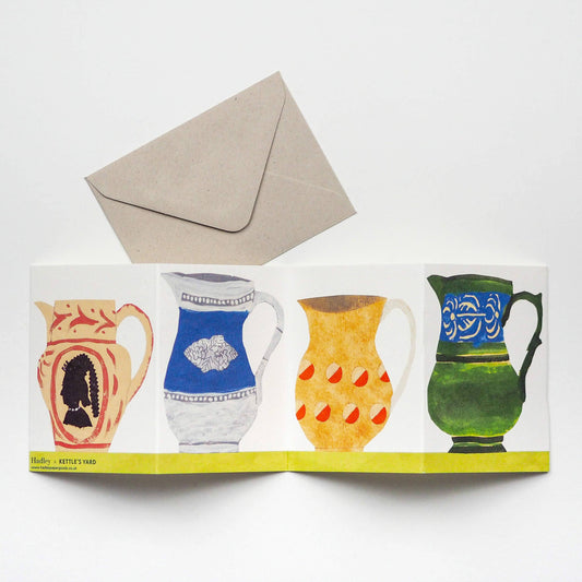 Jugs Concertina Greeting Card