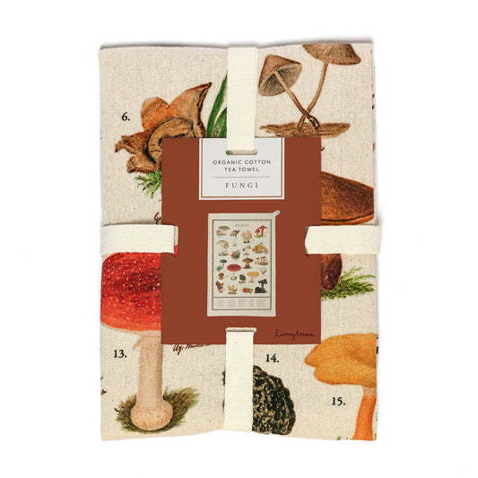Fungi Print Tea Towel
