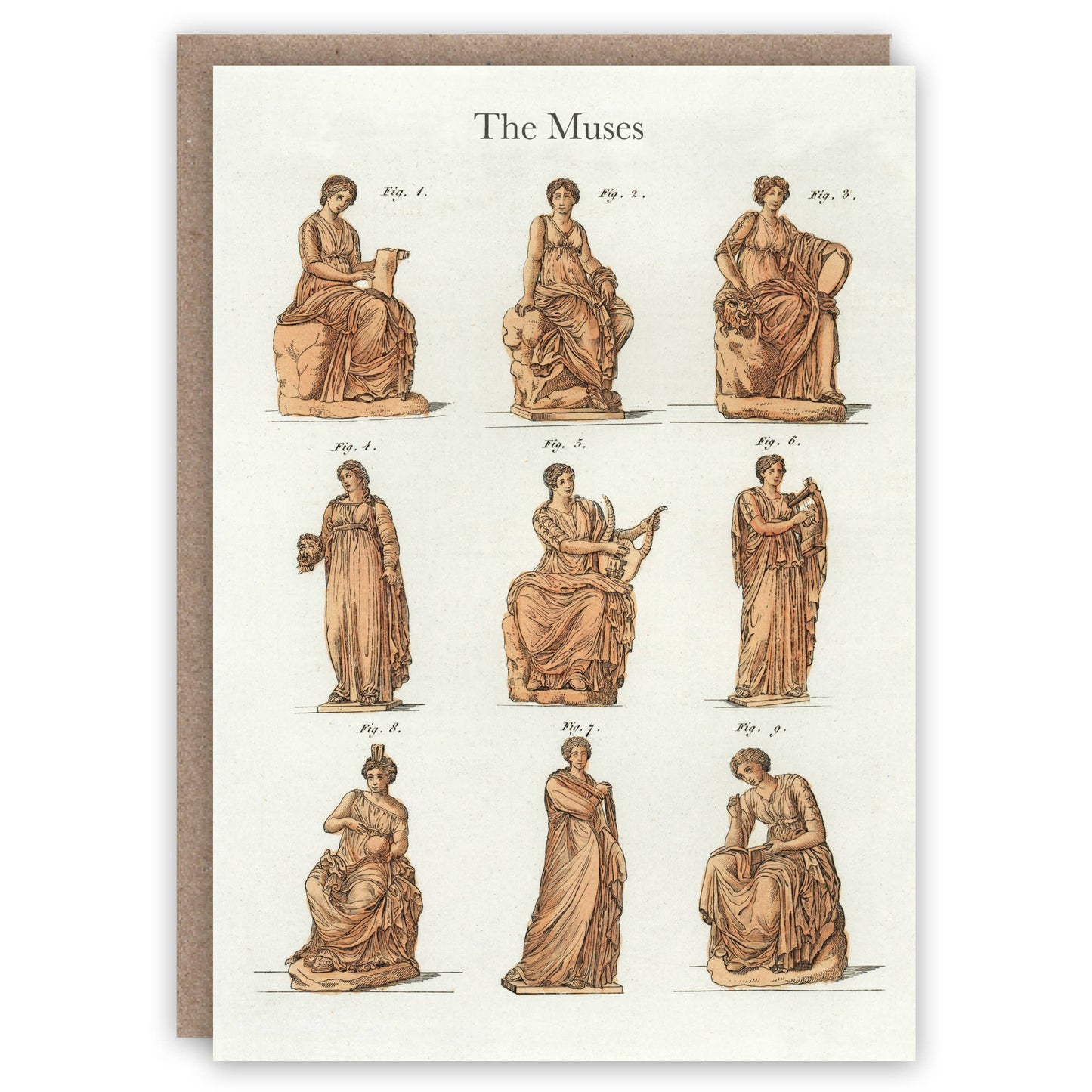 The Muses - Greeting Card