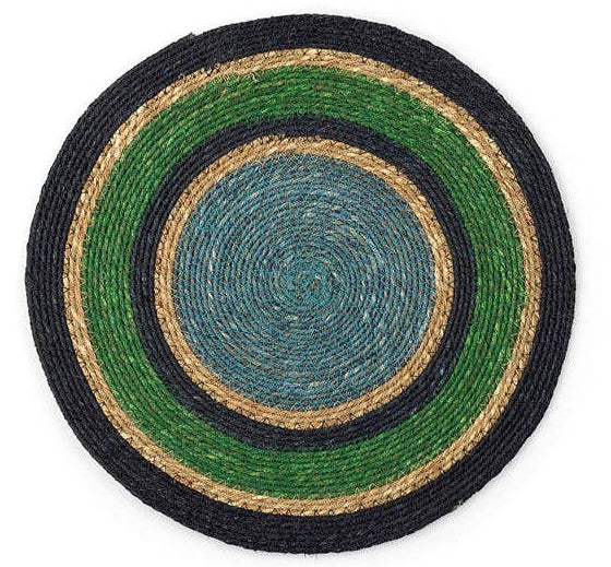 Seagrass Placemat - Beryl Green / Midnight Blue / Tropic Turquoise: 4