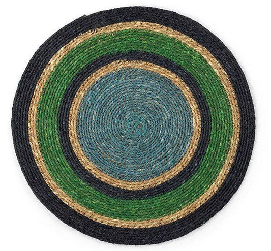 Seagrass Placemat - Beryl Green / Midnight Blue / Tropic Turquoise: 4