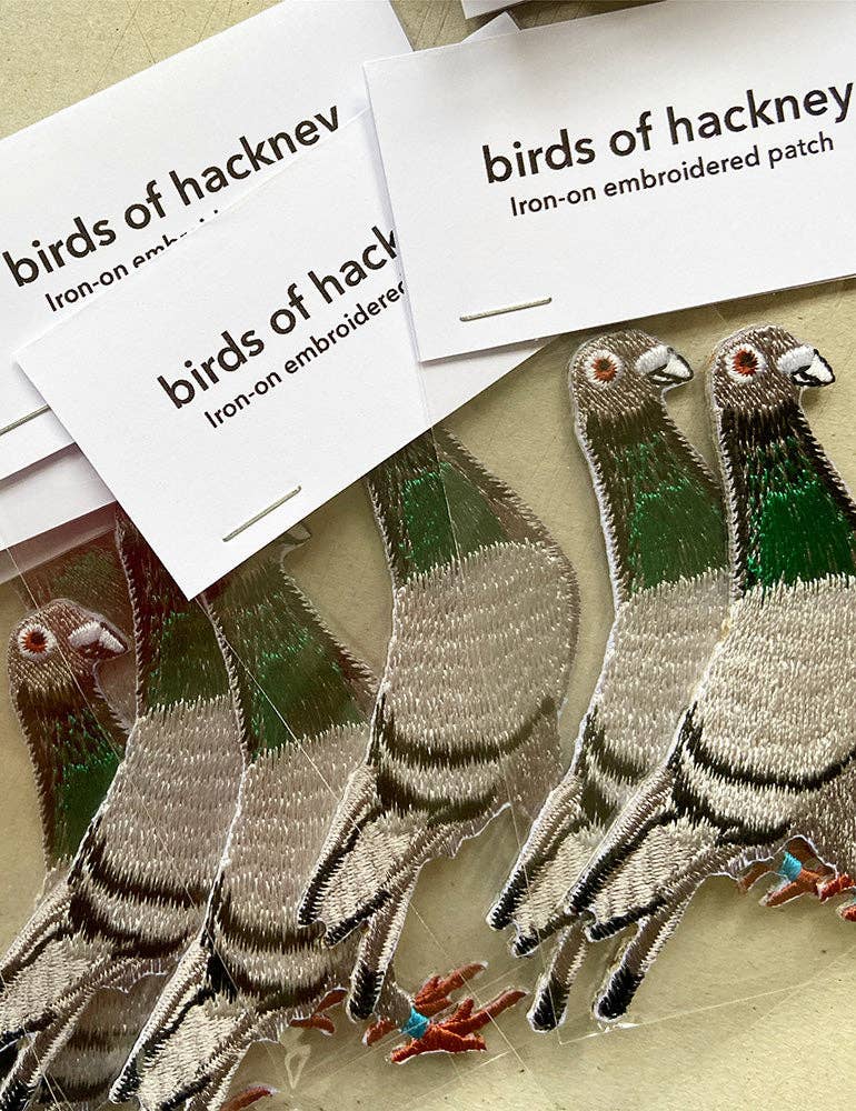 Embroidered Pigeon Iron-on Patch