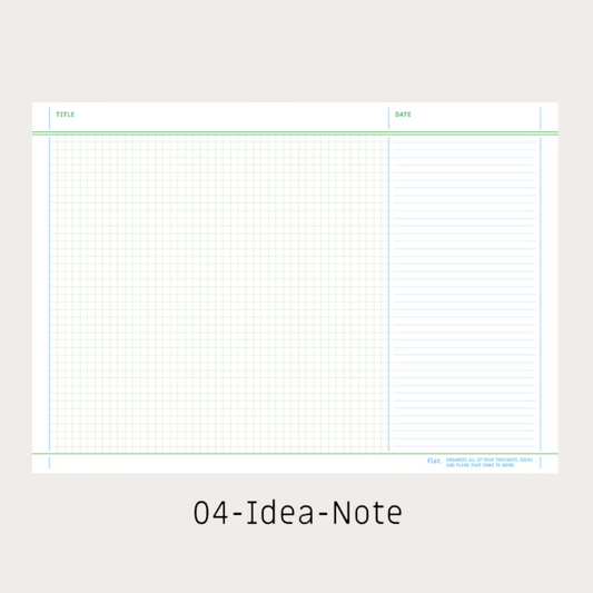 Paperian Flat A5 'Idea' Notepad