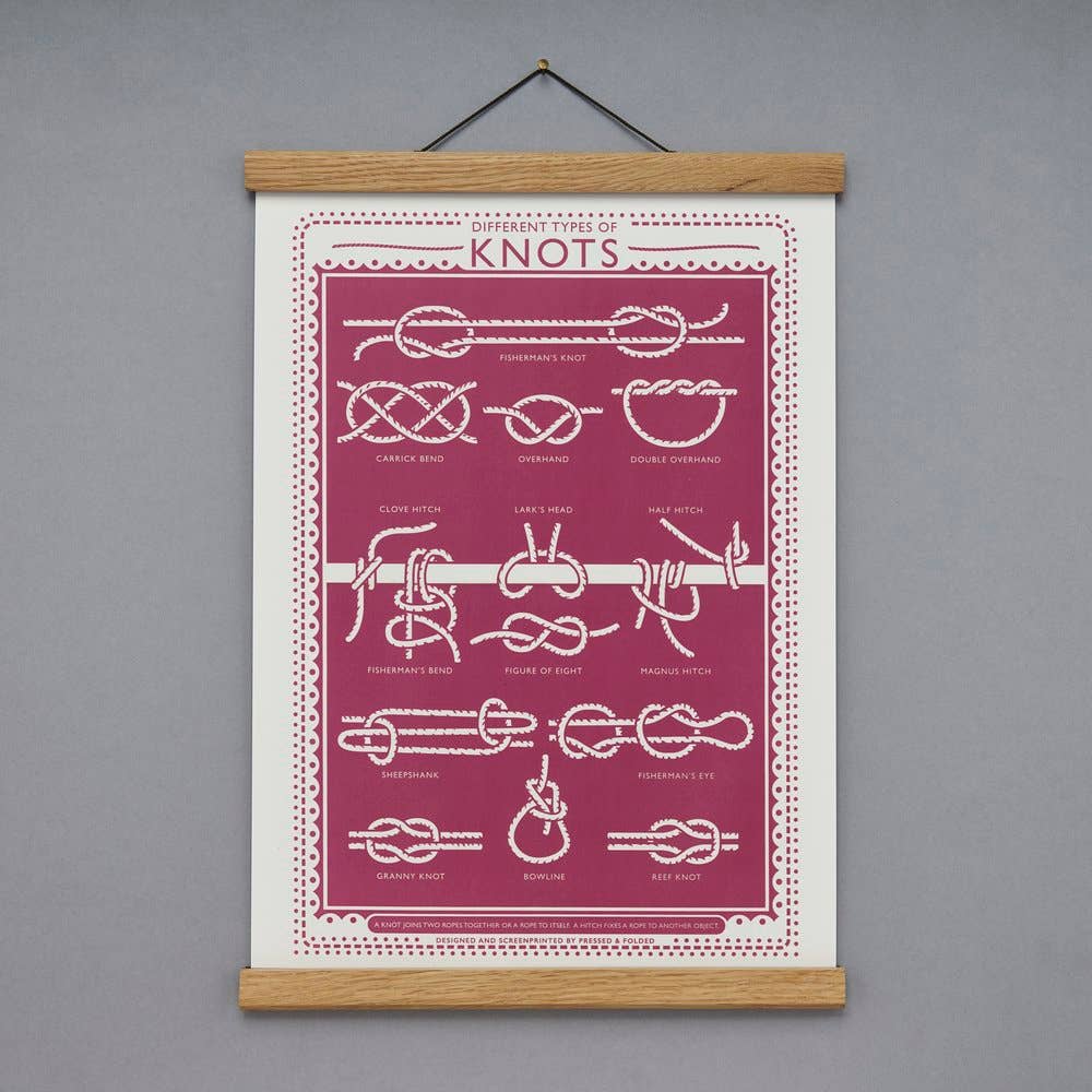 Knots Screen Print