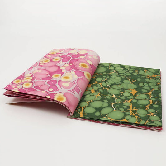 Marbled Gift Wrapping Paper -Set of 6