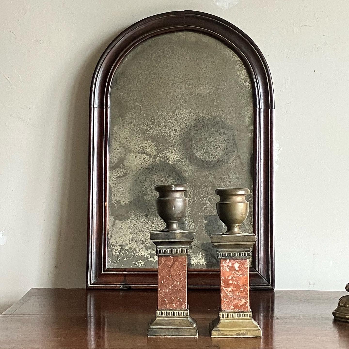 A Pair of Early 19th Century Italian Candlesticks