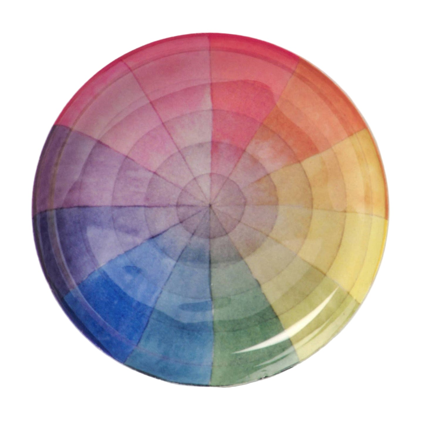 Vintage Colour Wheel - Enamel Tray