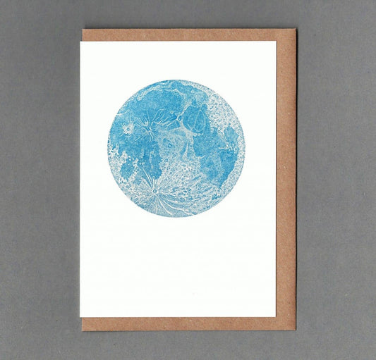 Blue Moon - Greeting Card