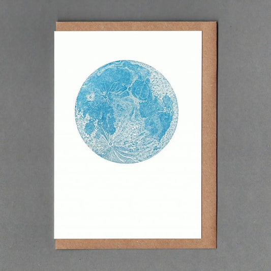 Moon - Greeting Card