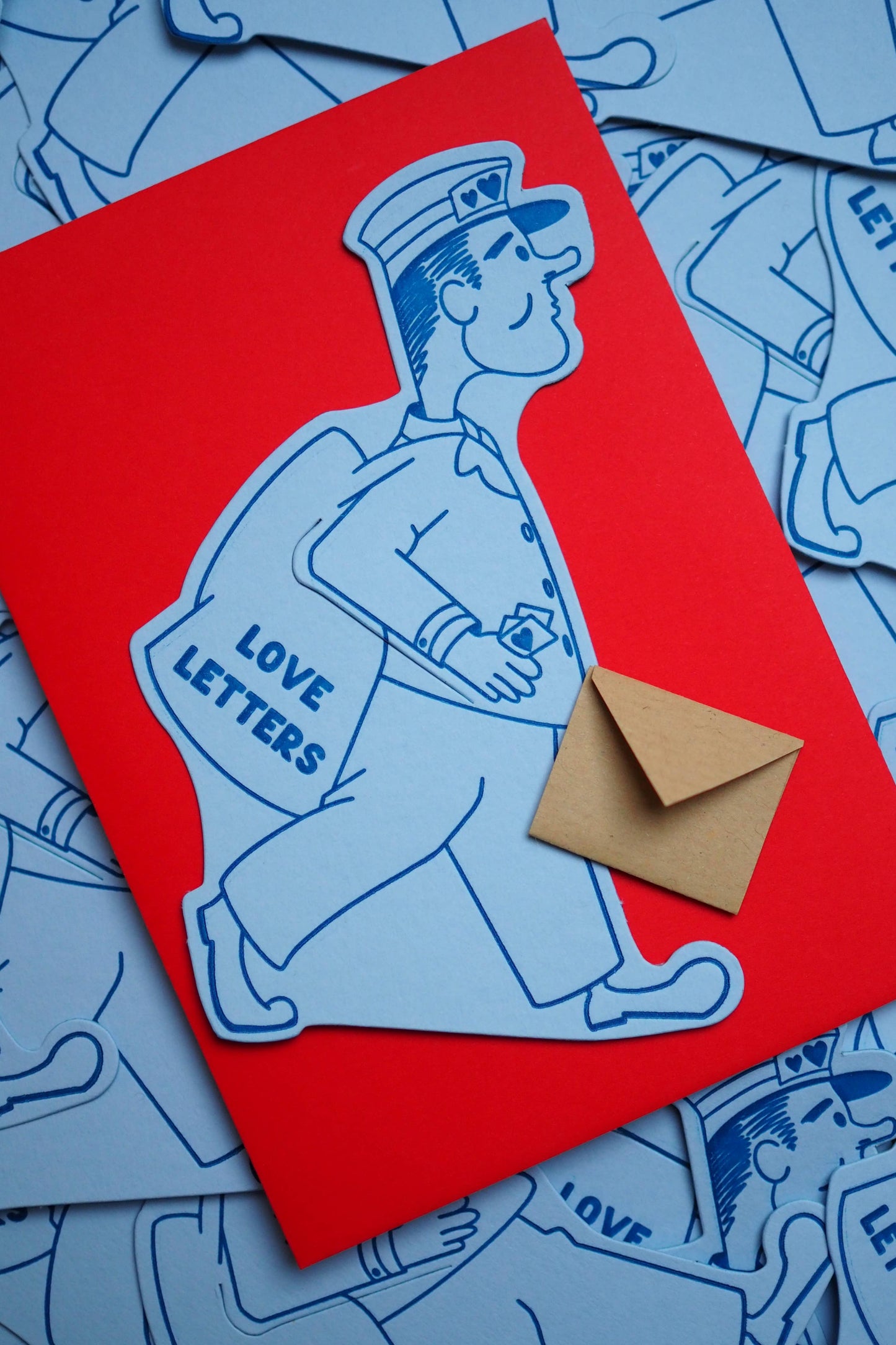 Gerald The Postman Valentine's Card