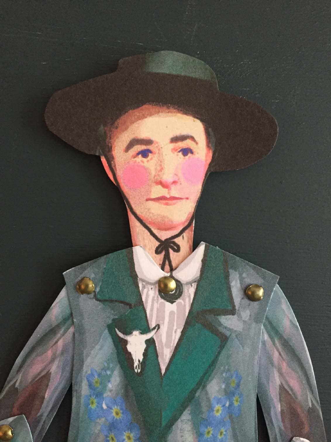 Cut & Make Paper Puppet - Artist Series - Georgia O’Keeffe