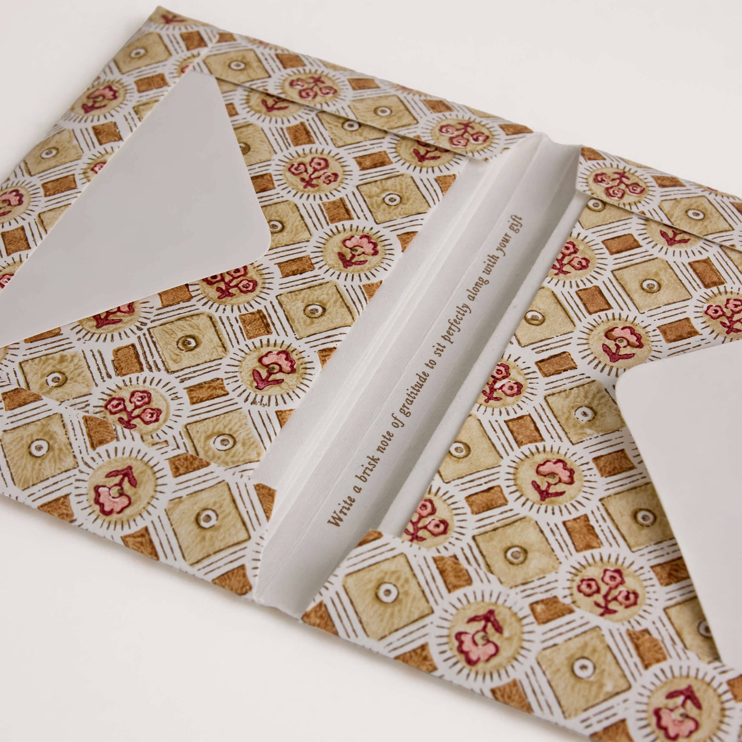 Block Printed Greeting Card Set - Spring Bloom