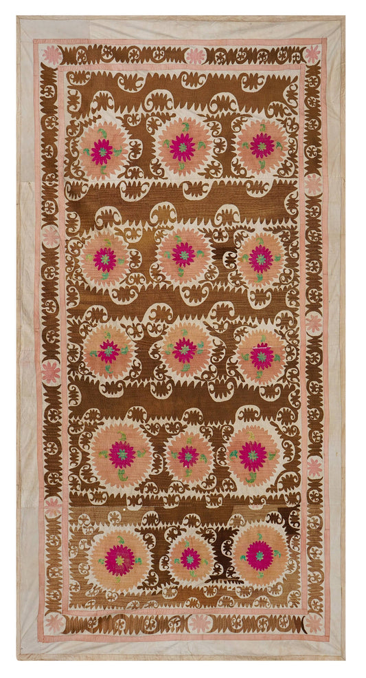 Handmade Vintage Suzani Throw