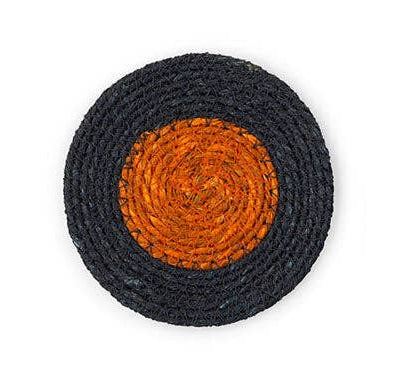 Seagrass Coaster - Midnight Blue / Rust: 4