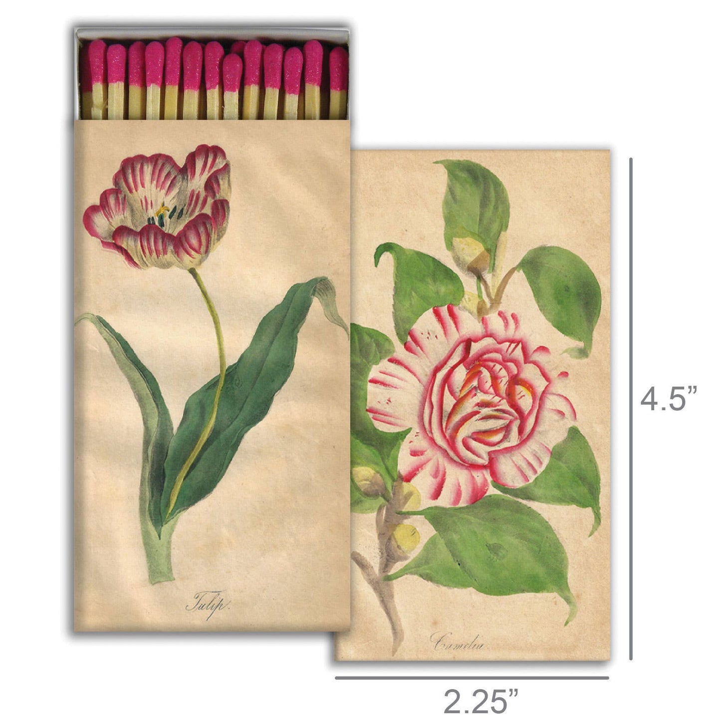 Match Box - Watercolor Flowers