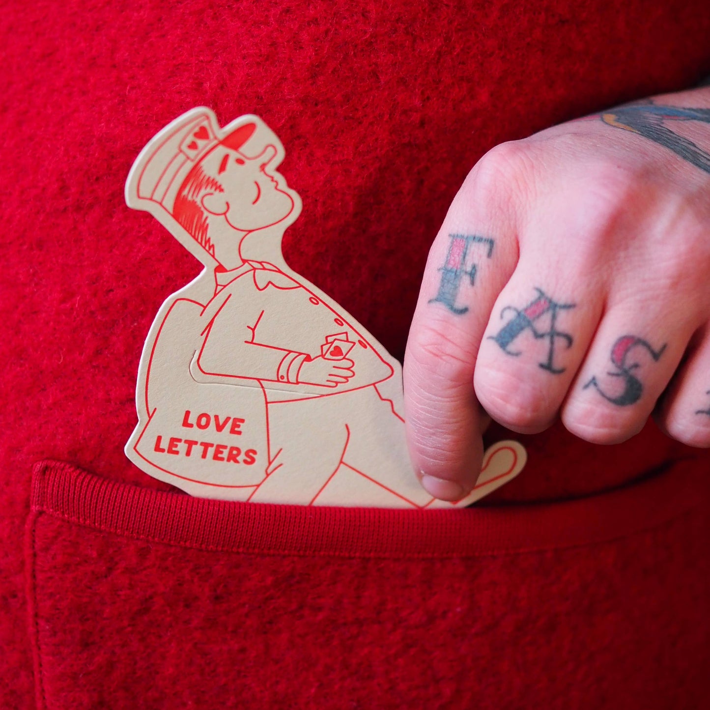 Hank The Postman Valentine's Card