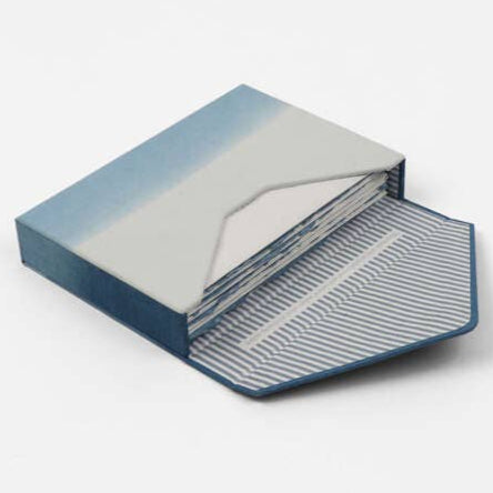 Naturally Dyed Keepsake Note Card Box Set -  Indigo