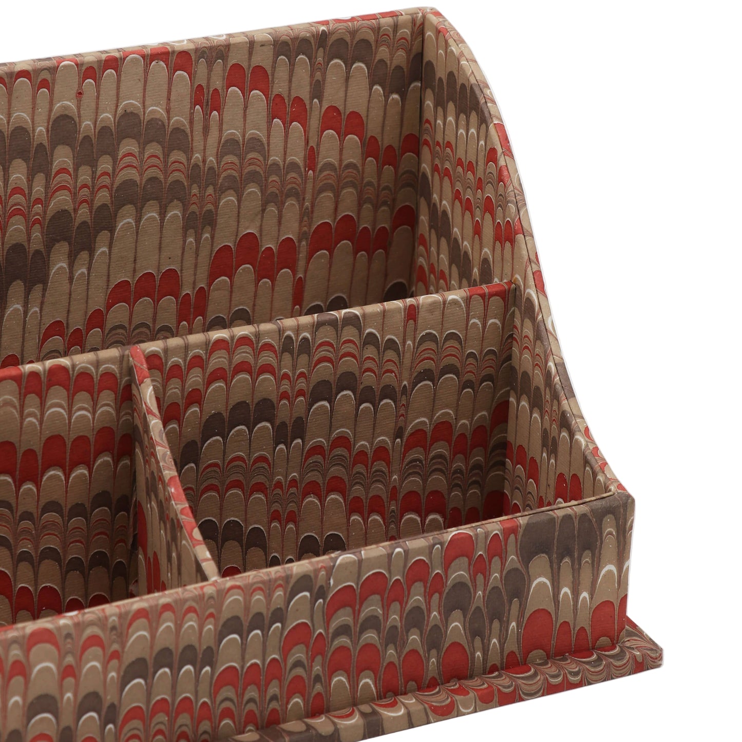 Marbled Wave Letter Sorter: Mountains Ochre