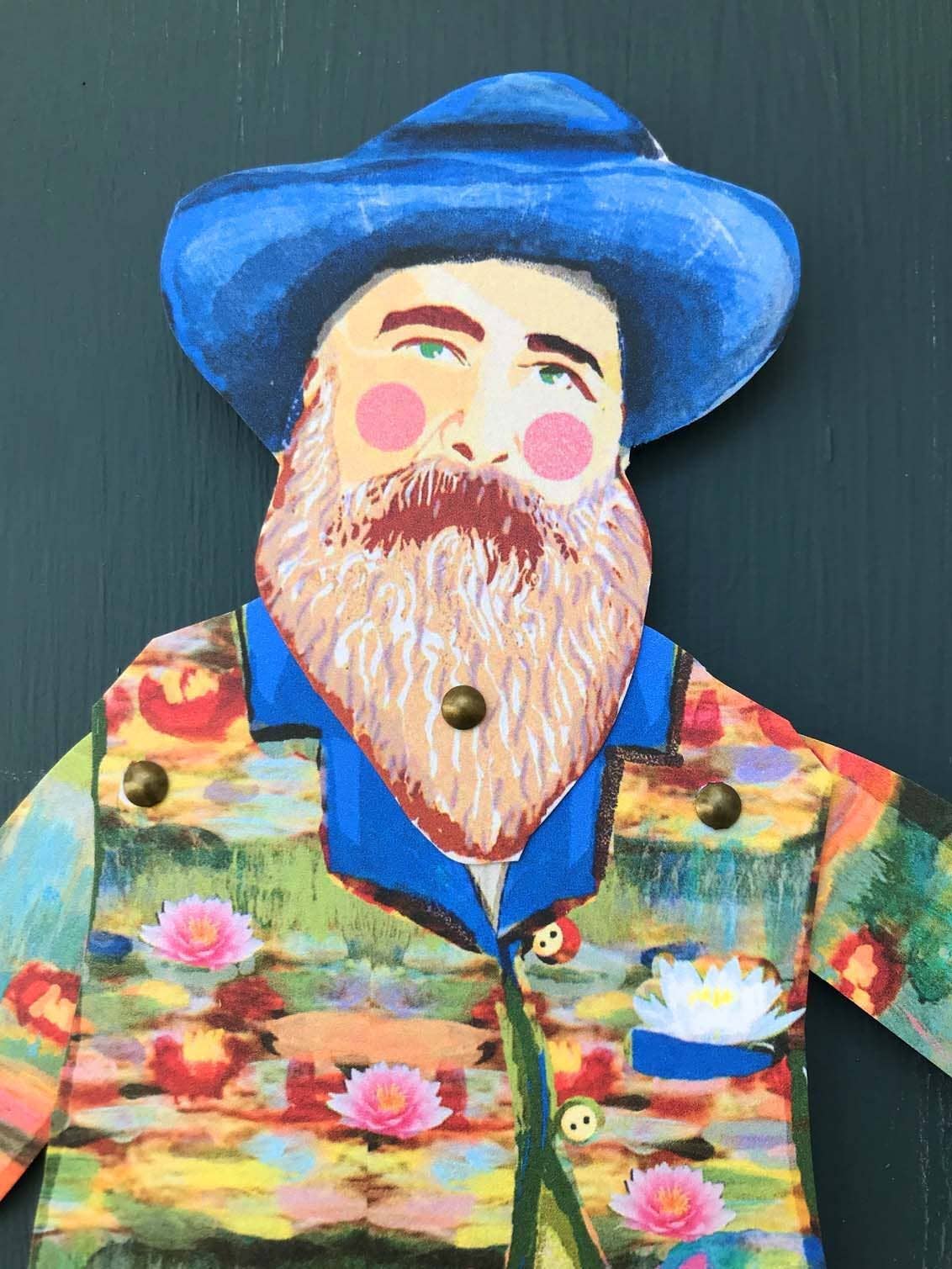Cut & Make Paper Puppet - Artist Series - Claude Monet
