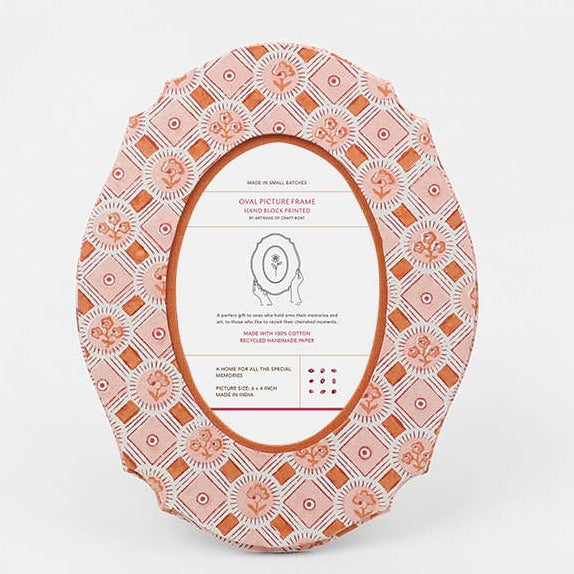 Oval Picture Frame - Spring Bloom