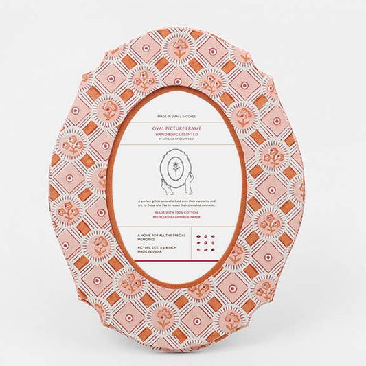 Oval Picture Frame - Spring Bloom