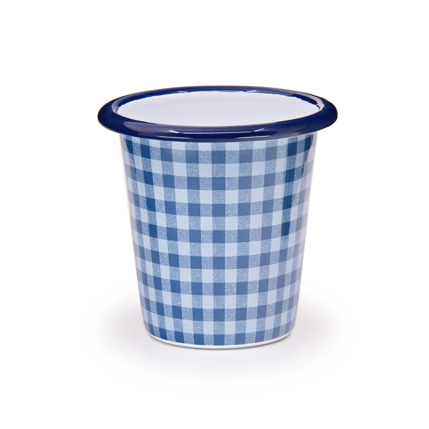 Max Humphrey x CCH Plaid Enamelware Tumbler: Pink
