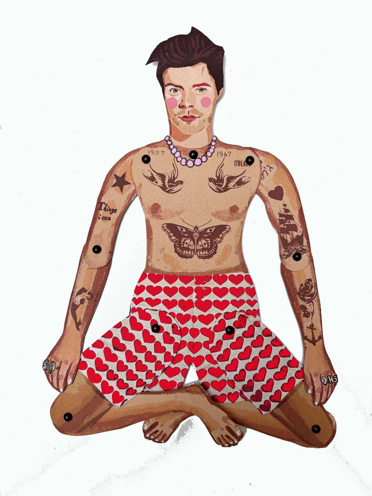 Cut & Make Paper Puppet - Pop Idol Harry Styles