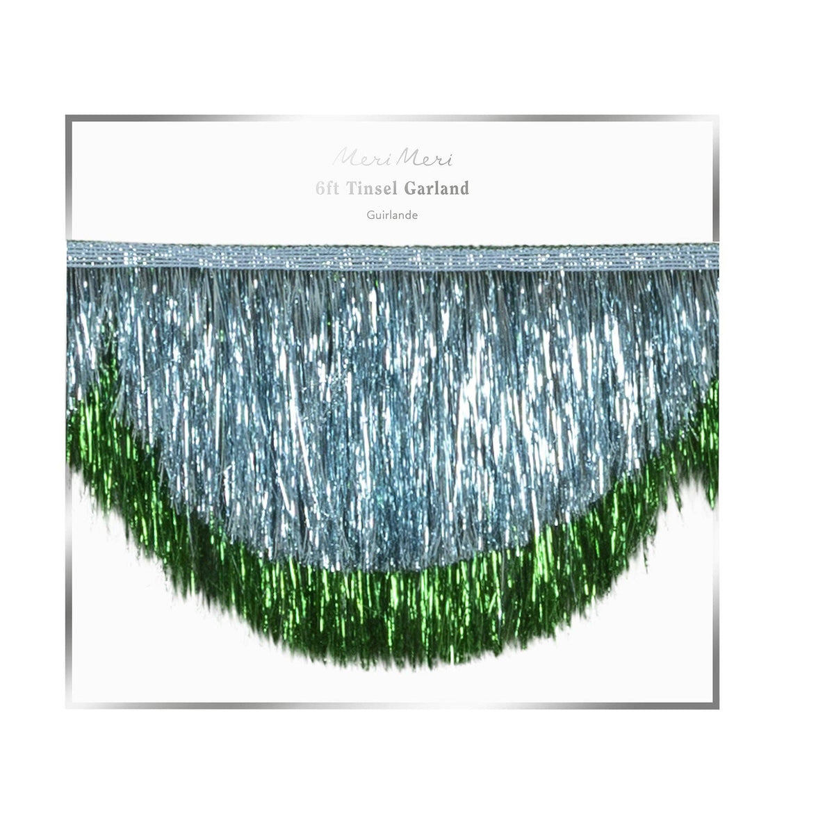 Blue Tinsel Garland - 6ft