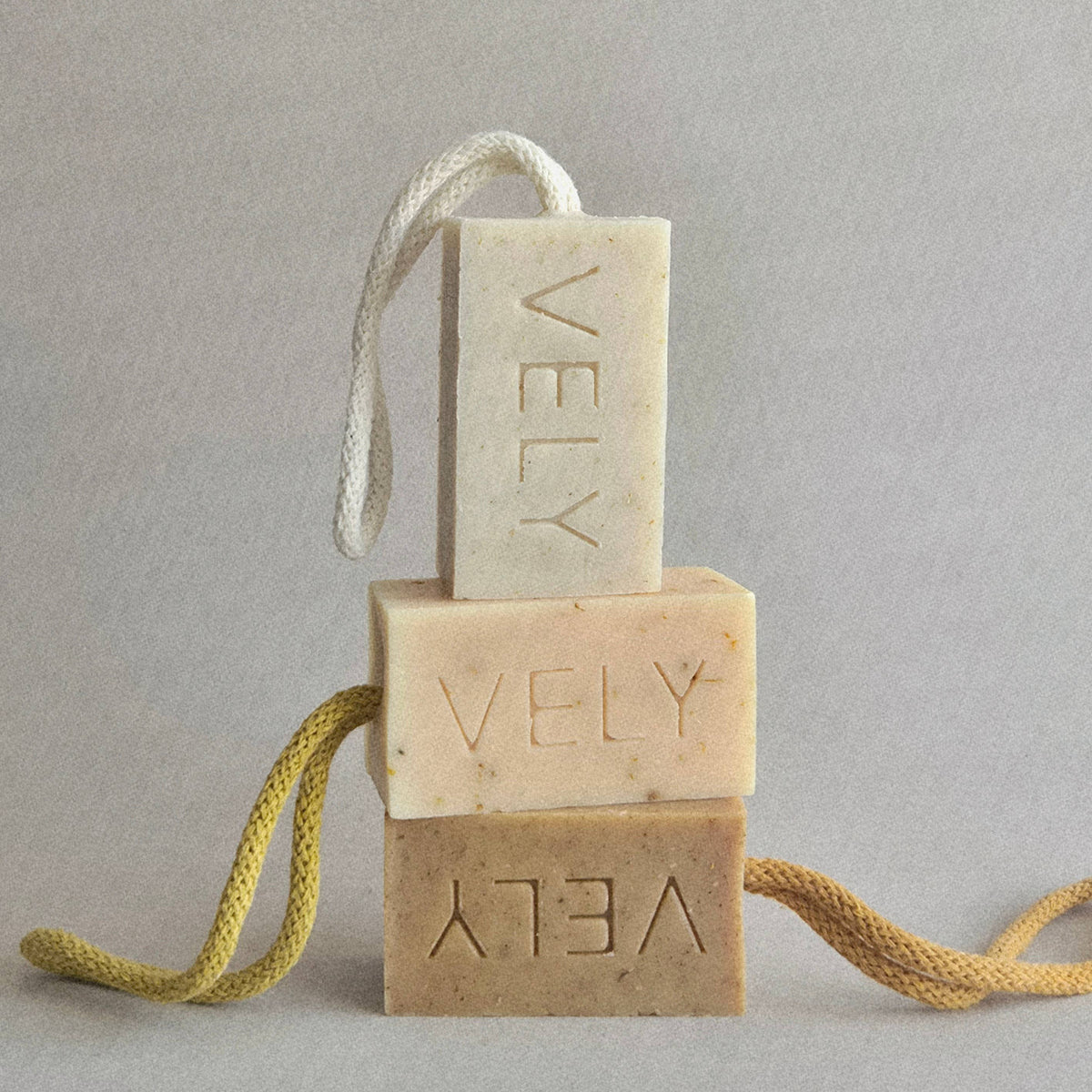 Handmade Soap On A Rope "Orange Kiss"