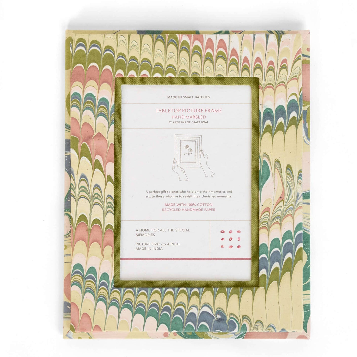 Marbled Picture Frame - Moss Mountain