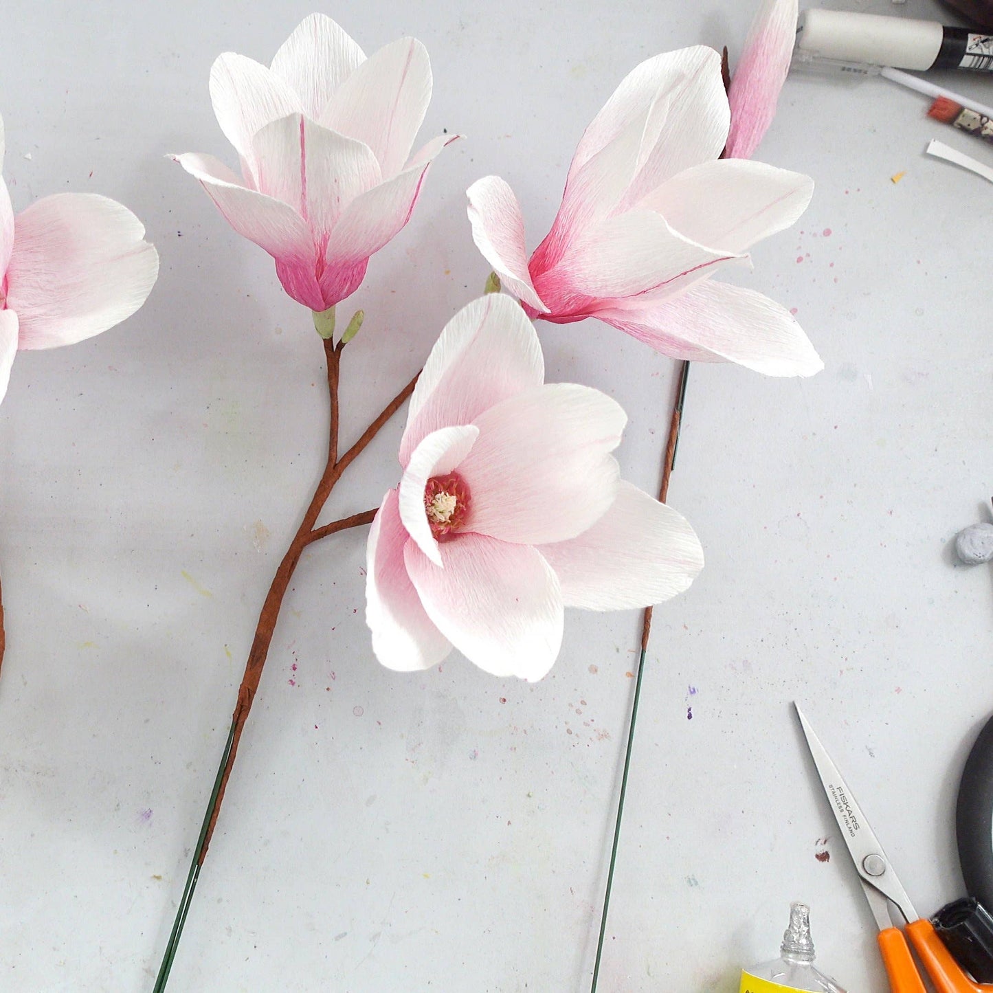 Make Your Own Crepe Paper Magnolia