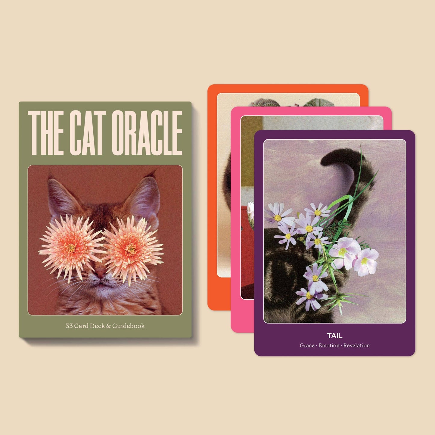The Cat Oracle: 33 Card Deck & Guidebook 
