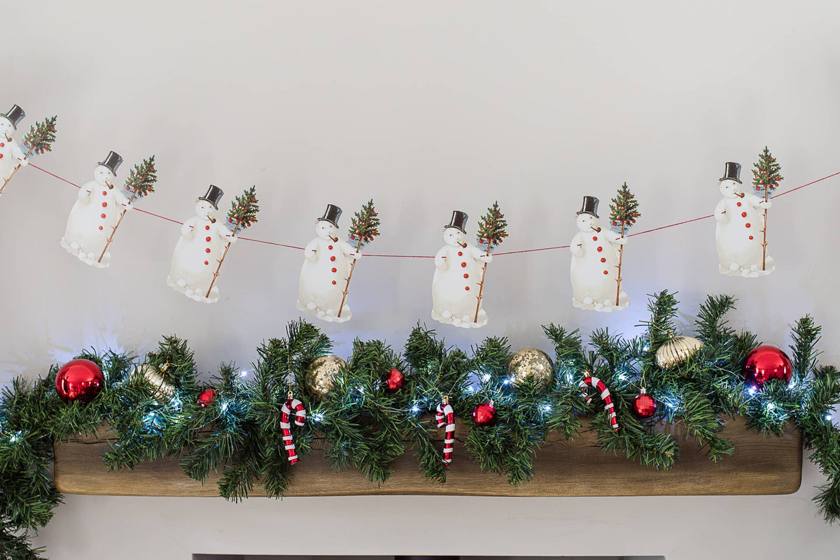 Snowman Christmas Garland