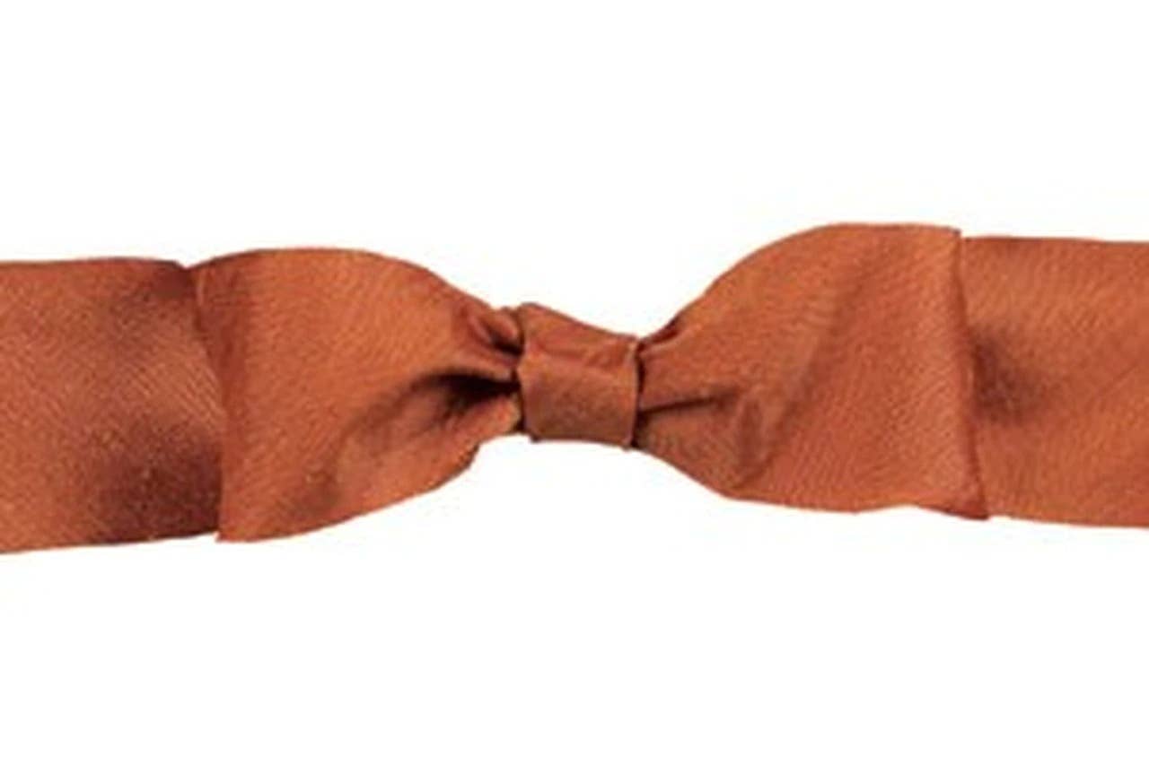 Dupion Silk Ribbon 5m - Burnt Sienna