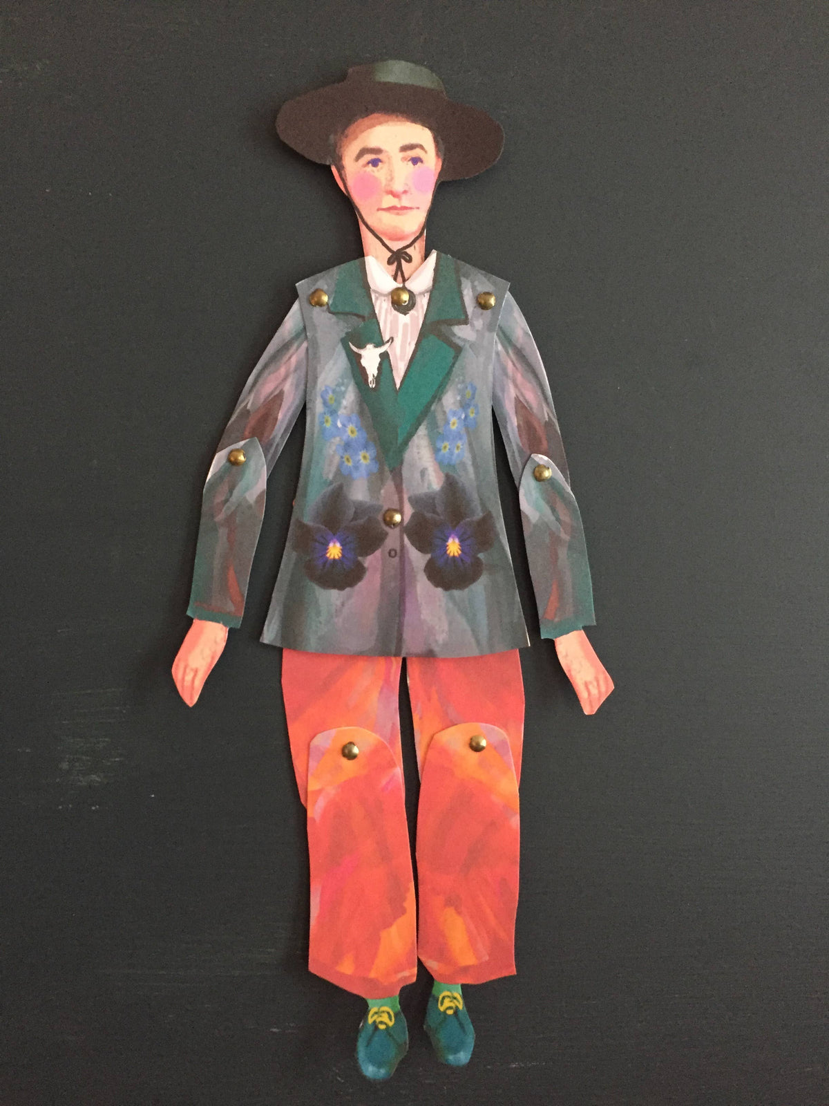 Cut & Make Paper Puppet - Artist Series - Georgia O’Keeffe