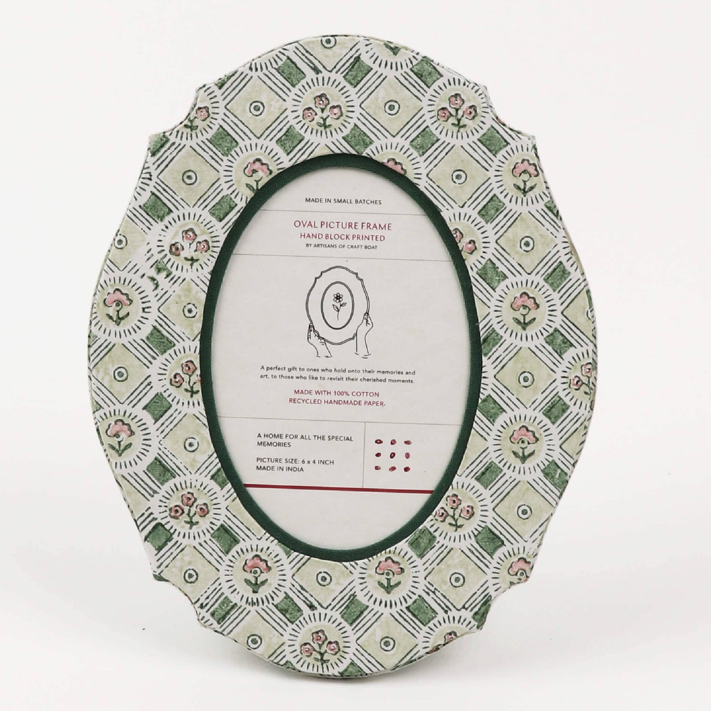Oval Picture Frame - Spring Bloom