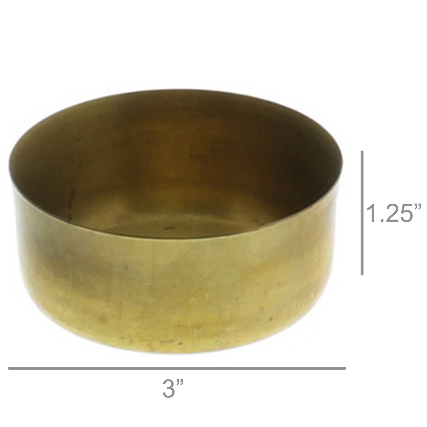 Dahl Brass Bowl - Polished Brass