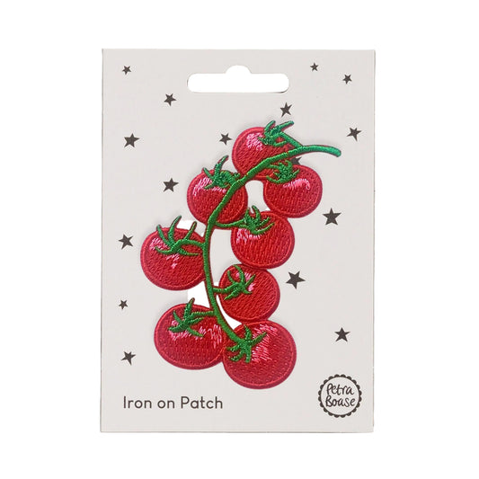 Embroidered Tomato Iron-on Patch