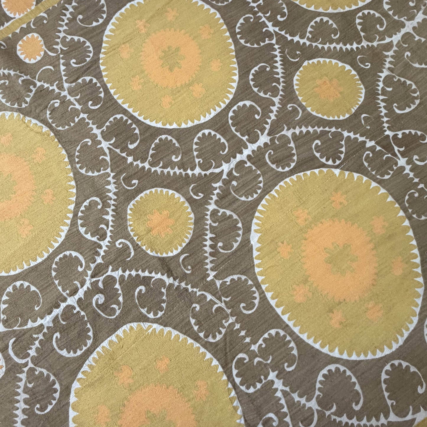 Handmade Vintage Suzani Throw