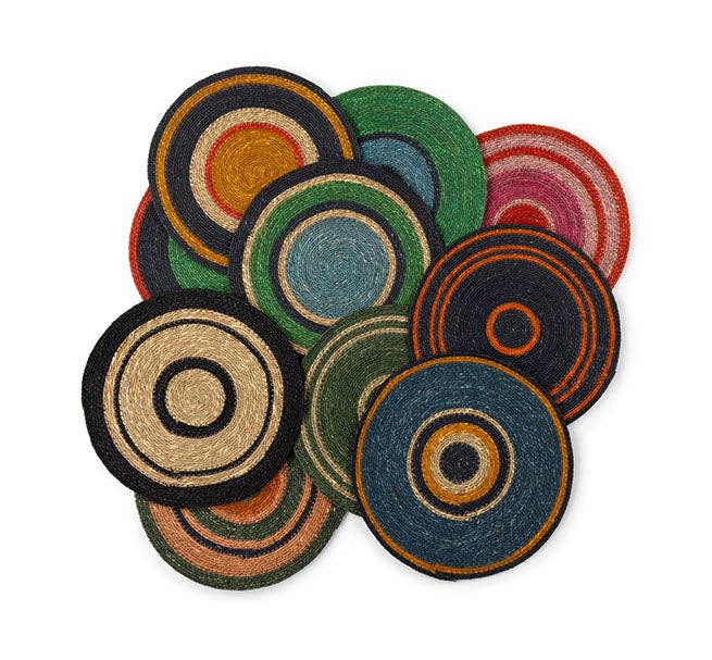 Seagrass Placemat - Beryl Green / Midnight Blue: 4