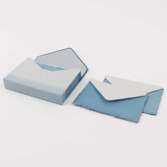 Naturally Dyed Keepsake Note Card Box Set -  Indigo