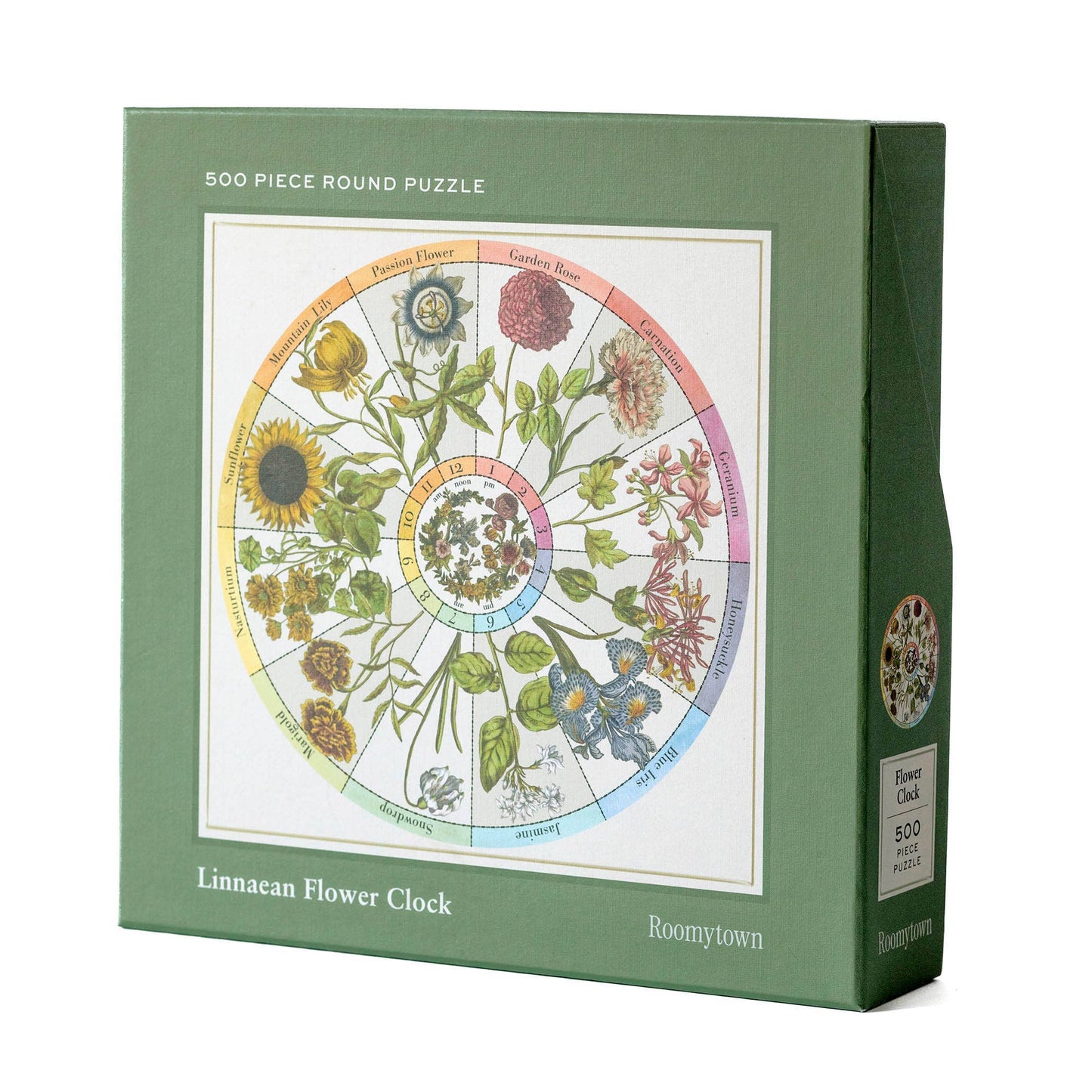 Flower Clock - 500 Piece Jigsaw Puzzle