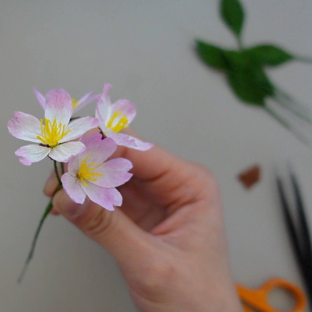 Make Your Own Crepe Paper Cherry Blossom