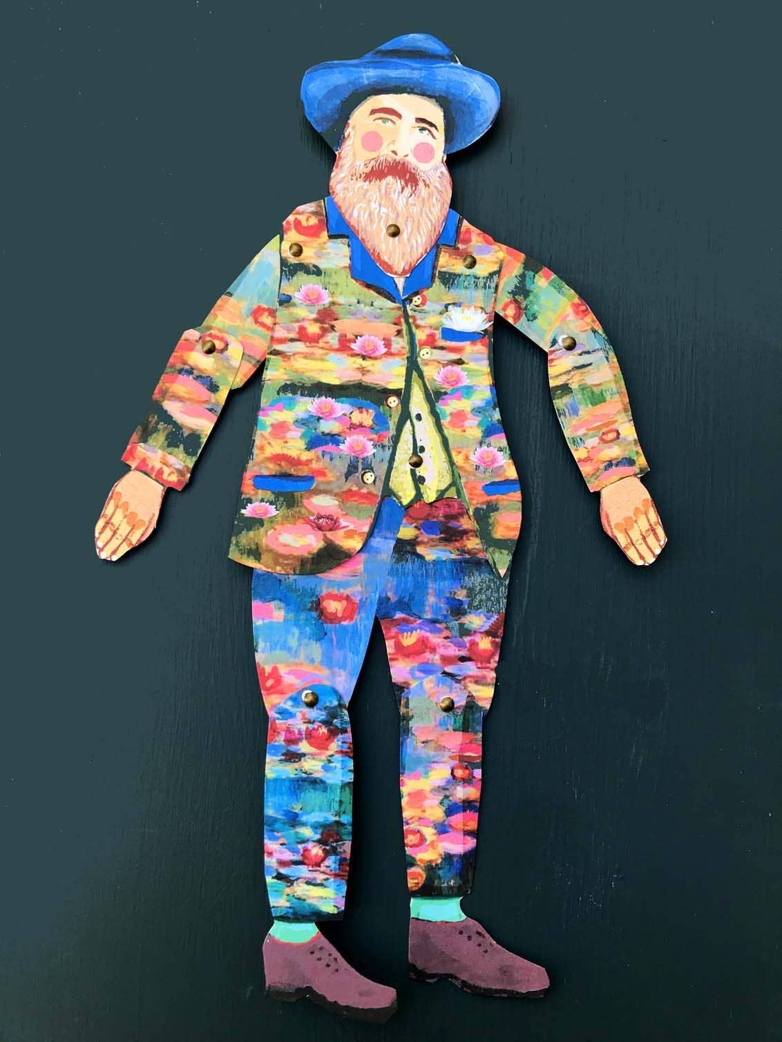 Cut & Make Paper Puppet - Artist Series - Claude Monet