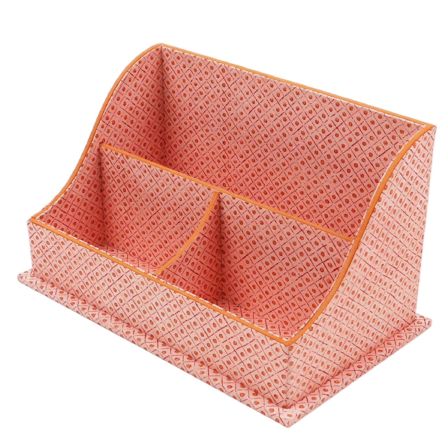 Wave Letter Sorter Block Printed:  Dot Grid